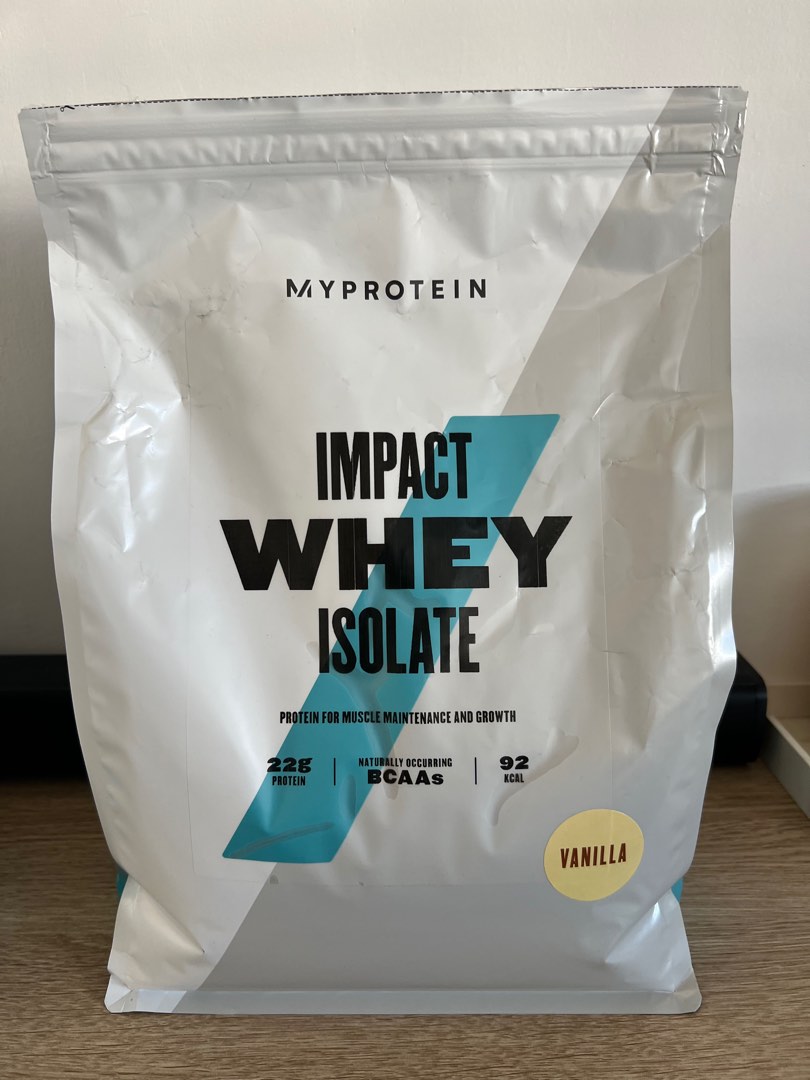 Impact whey protein isolate vanilla (2.25kg), Health & Nutrition