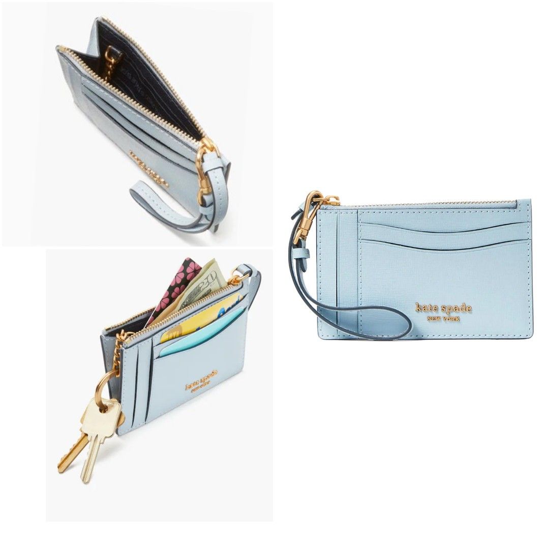 Kate Spade Card Case Wristlet Blue Kate Spade Card Wristlet IN