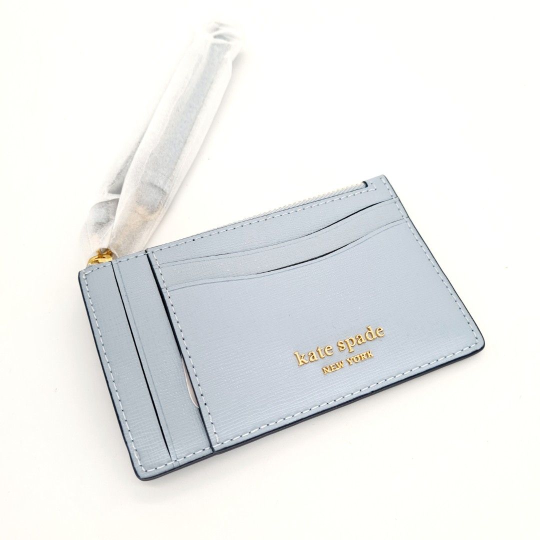 Kate spade blue deals card holder