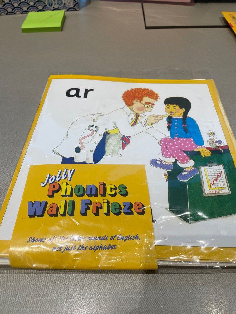 Jolly Phonics Wall Frieze, Hobbies &amp; Toys, Books &amp; Magazines, Children ...