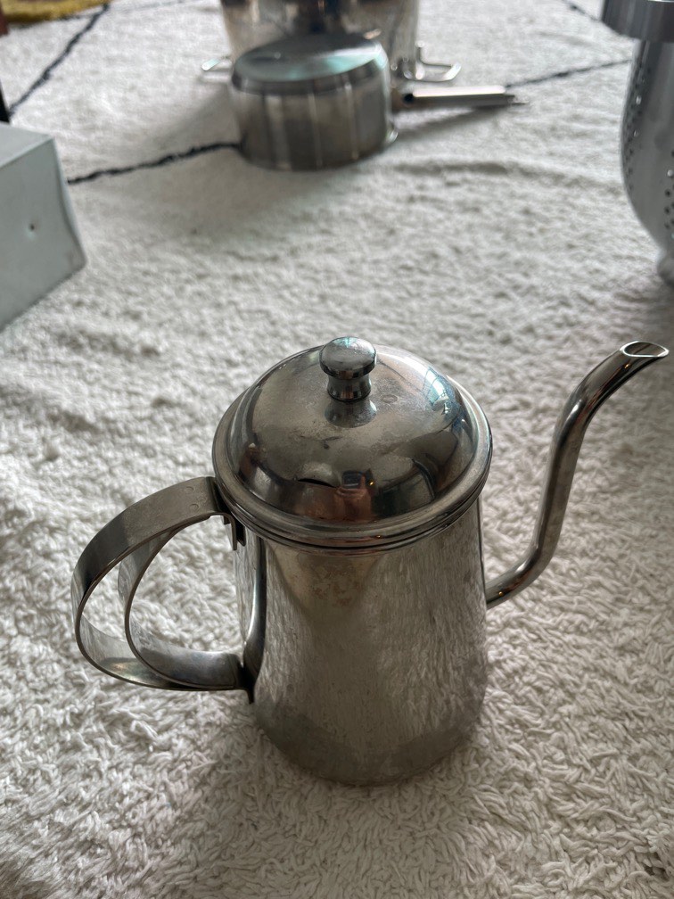 Kalita Pour Over Coffee Thin Spout Stainless Kettle 0.7L, TV & Home