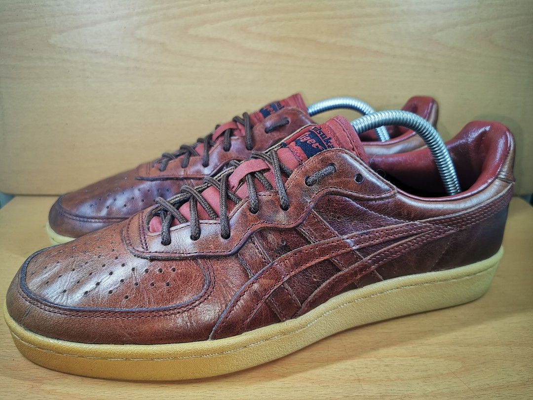 KASUTRAYA UK9 27.5cm Onitsuka Tiger GSM Leather Russet Brown