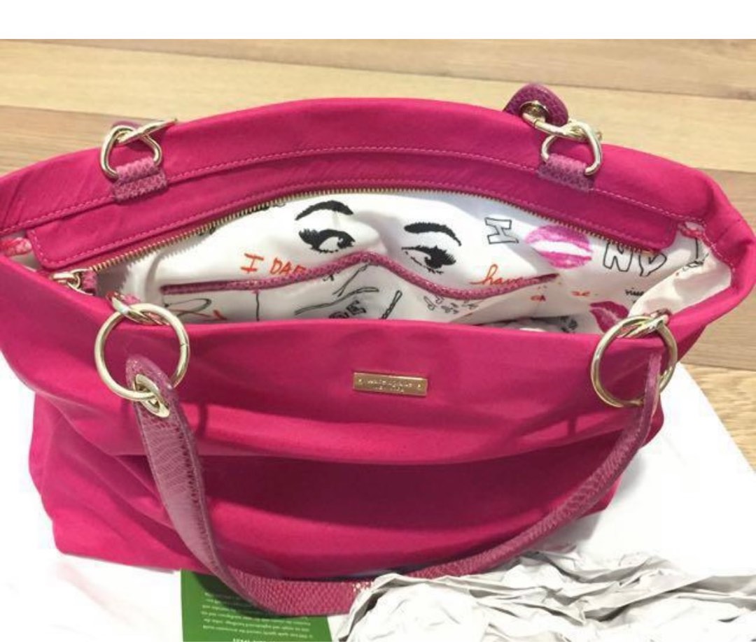 Kate spade pink bow bag Luxury Bags Wallets on Carousell