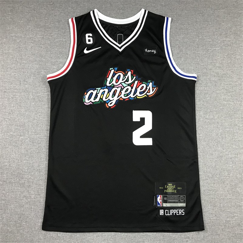 Kawhi Leonard Adidas Los Angeles Clippers Authentic On-Court Rev 30 Home  Jersey