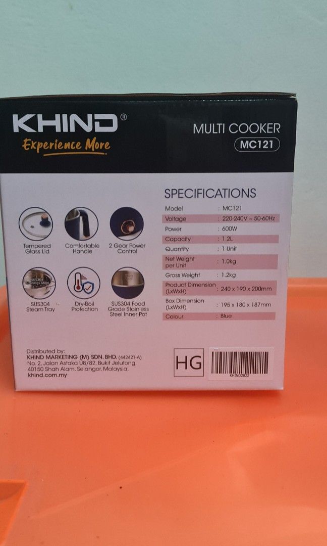 KHIND Multi Cooker, TV & Home Appliances, Kitchen Appliances, Cookers