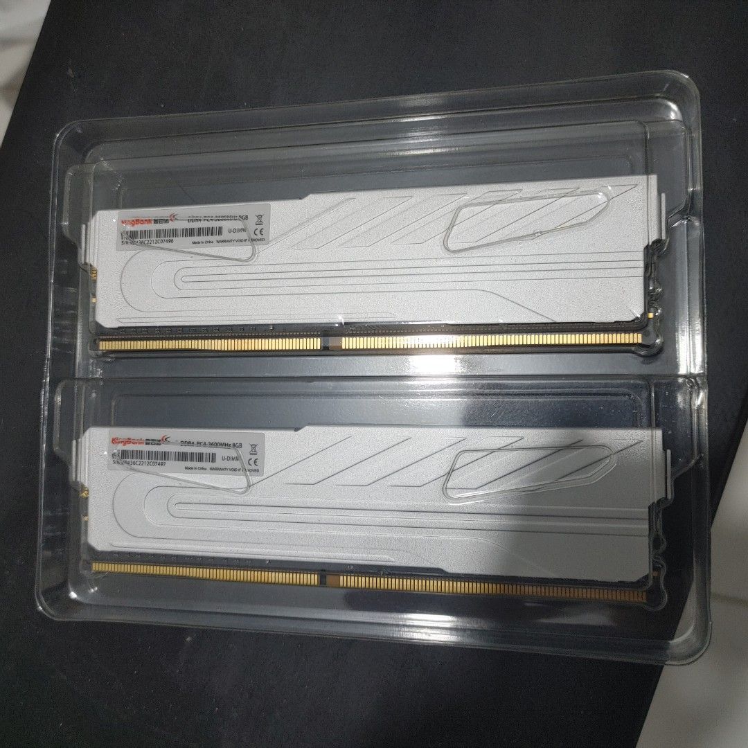 KingBank DDR4 3600MHz 16GB 8GBx2 RAM Kit, Computers & Tech, Parts ...