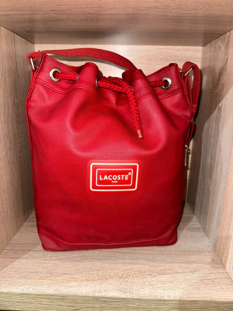 Lacoste bucket bag price on sale