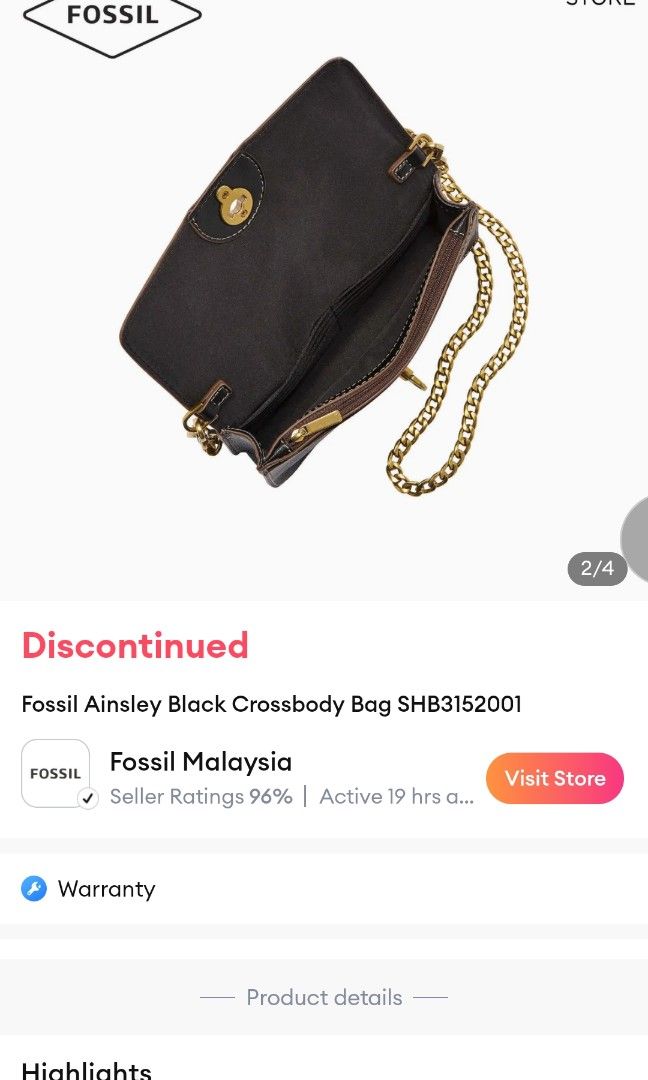 Ainsley Wallet Crossbody - SHB3152001 - Fossil