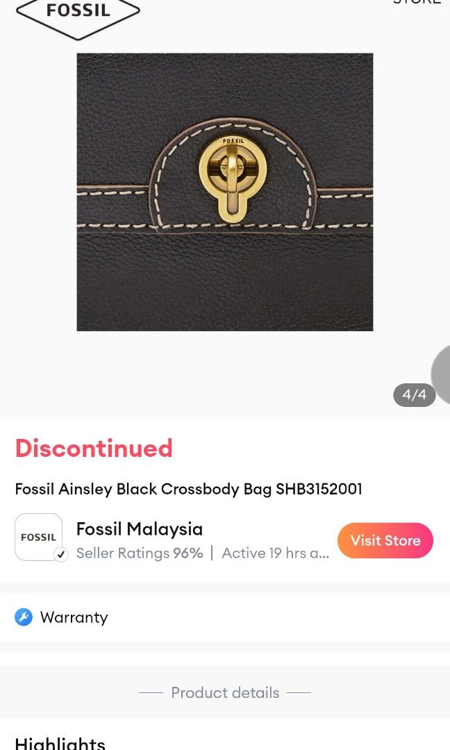 Letgo New original fossil wallet crossbody