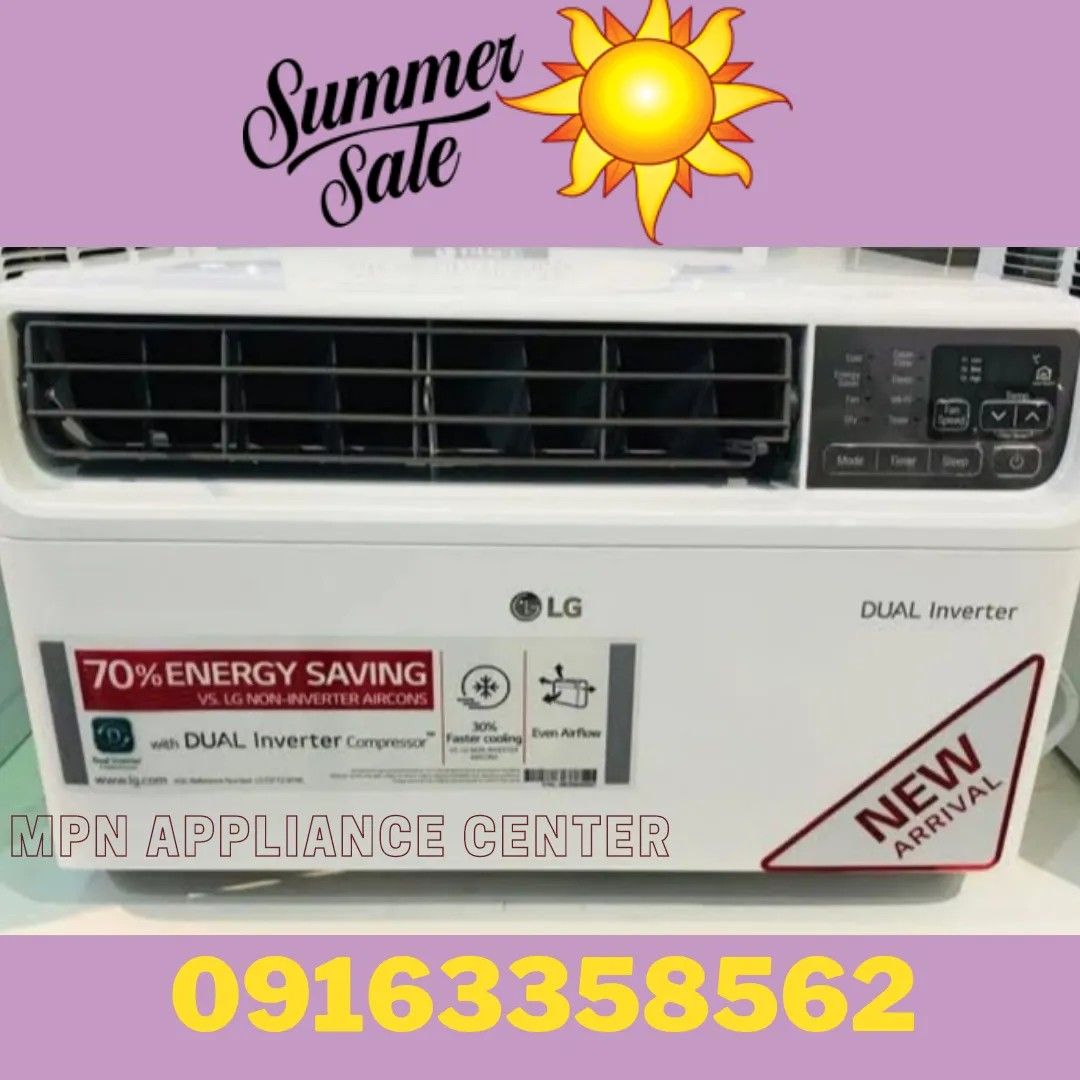 LG Dual Inverter Aircon window type, TV & Home Appliances, Air