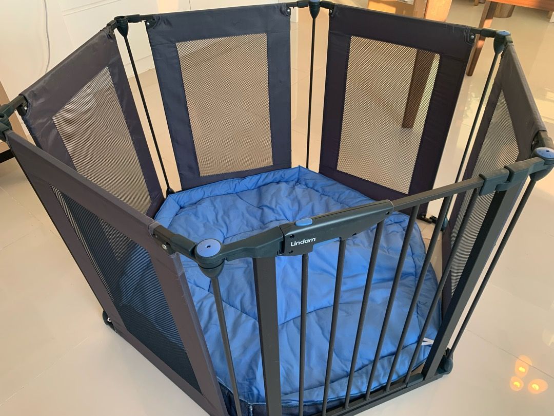 Lindam shop fabric playpen