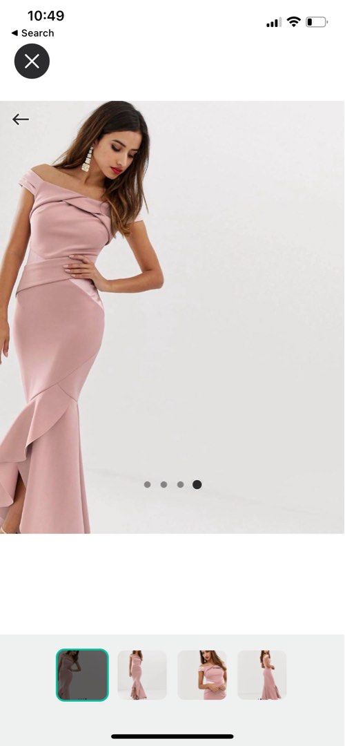 Lipsy floral ruffle store bardot maxi dress