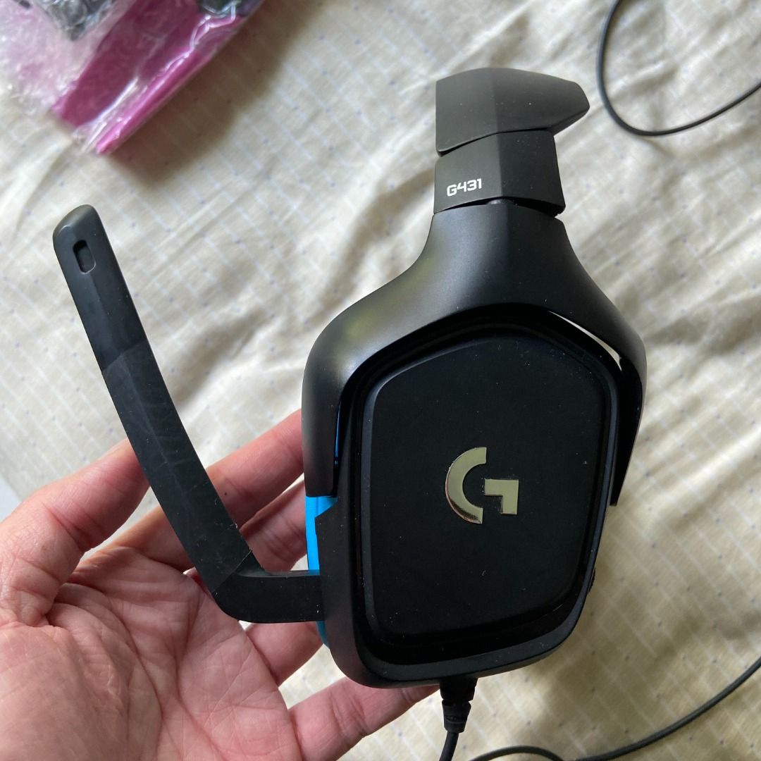 Logitech G431 7.1 Surround Sound Gaming Headset with DTS Headphone Black