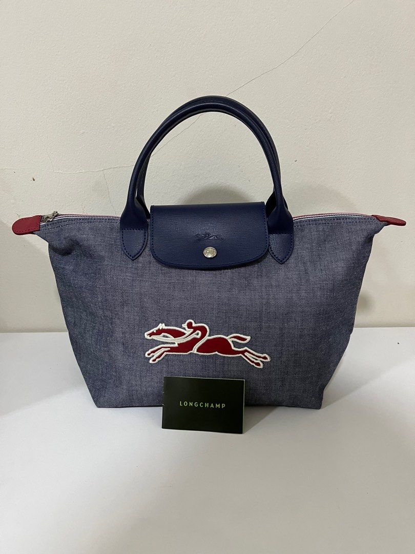 Longchamp cheap denim handbags