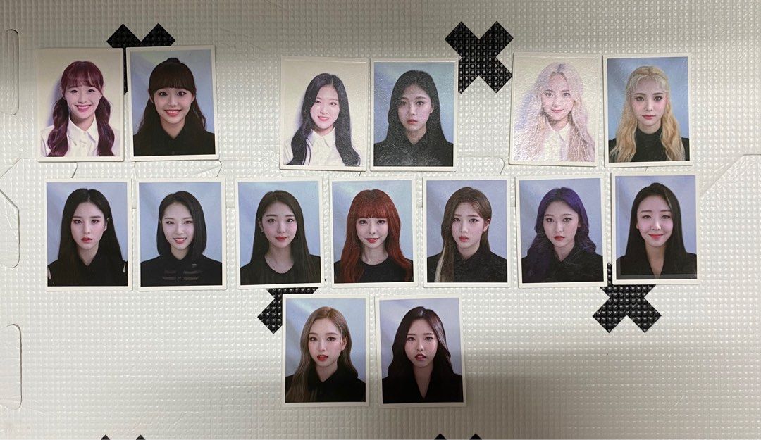 アイドル LOONAVERSE ID PICTURE SET Loona Loonabirth ID Photo Set