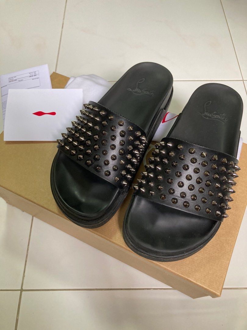 Louboutin slides 2025 mens