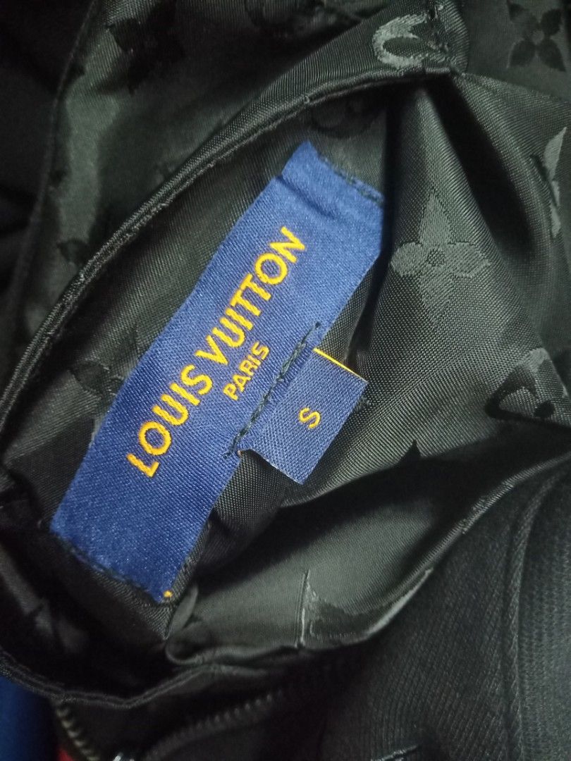 LV Hoodie Jacket Monogram Blue black, Luxury, Apparel on Carousell