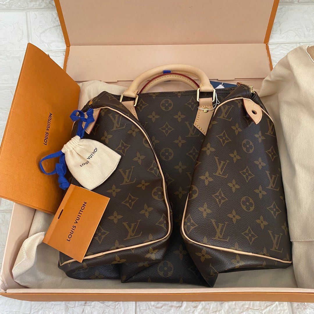 Louis Vuitton micro speedy, Barang Mewah, Tas & Dompet di Carousell