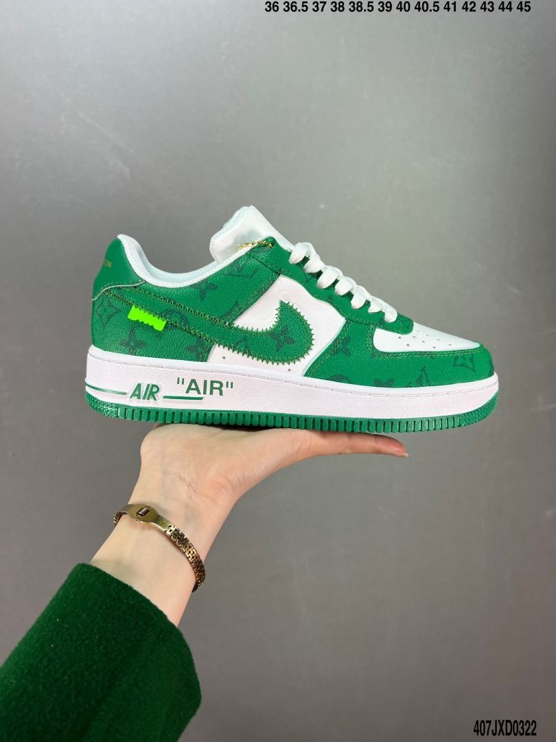 Air Force 1 Low Louis Vuitton White Green