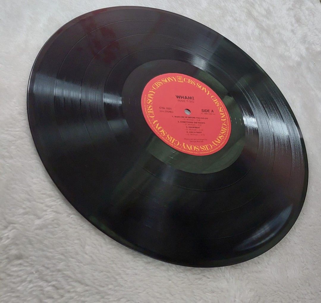 LP WHAM! 1984年版Name of Record唱片名稱: MAKE IT BIG (LP) 喬治·麥