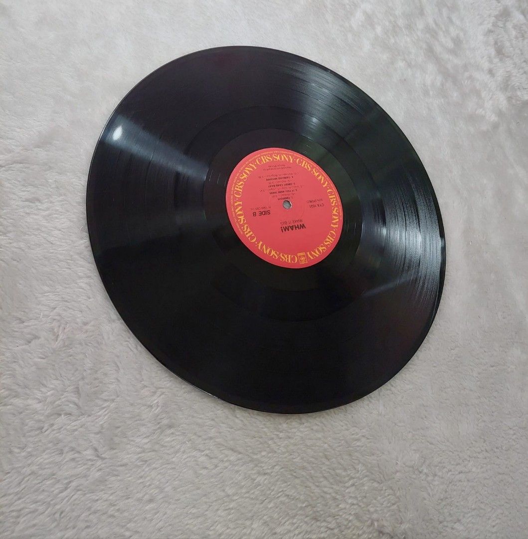 LP WHAM! 1984年版Name of Record唱片名稱: MAKE IT BIG (LP) 喬治·麥