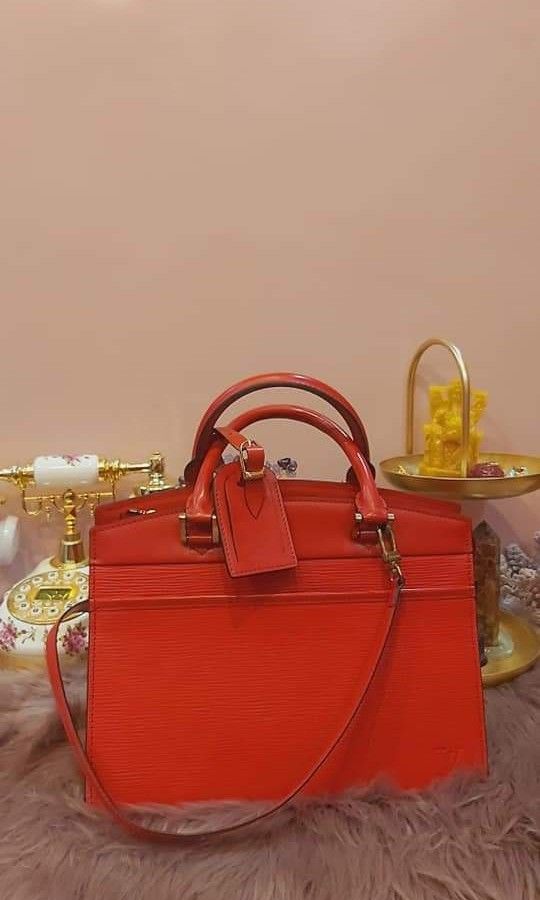 lv epi leather sling❤&tag (Category: Luxury Bags & Wallets) located in Tagum. Submitted by cathsuesurplus (Listing ID 1225420521, Image 1). Description: Best piece of collection❣ Rare find for this excellent condition with lv epi leather sling❤&tag Japan bales ukay preloved selection item Flawless with lv sling.