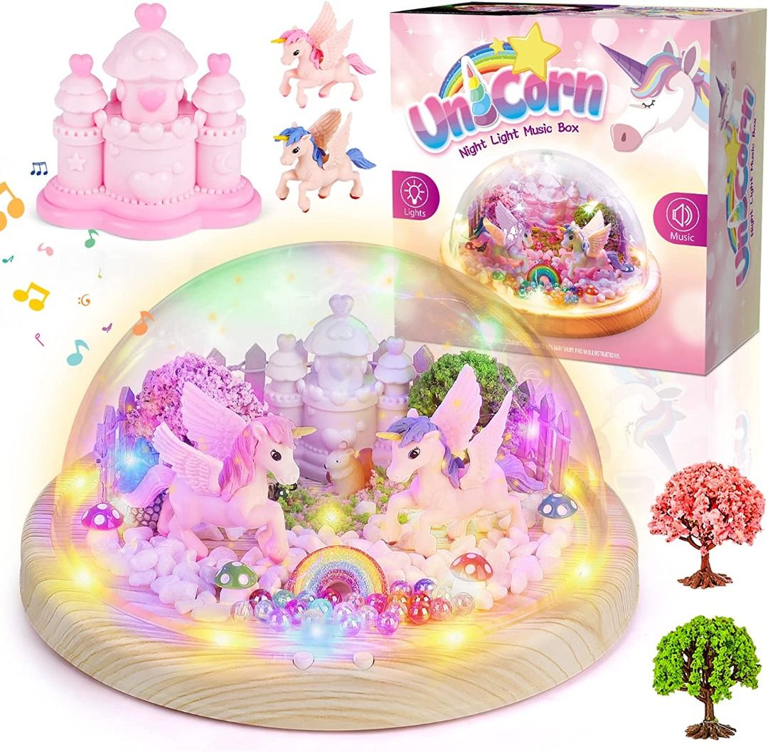  Unicorn Toys Gifts for Girls Toys - Make Your Own Night Light,  Arts and Crafts for Kids 4 5 6 7 8 Year Old Girls Birthday Gifts Christmas  Stocking Stuffers, DIY