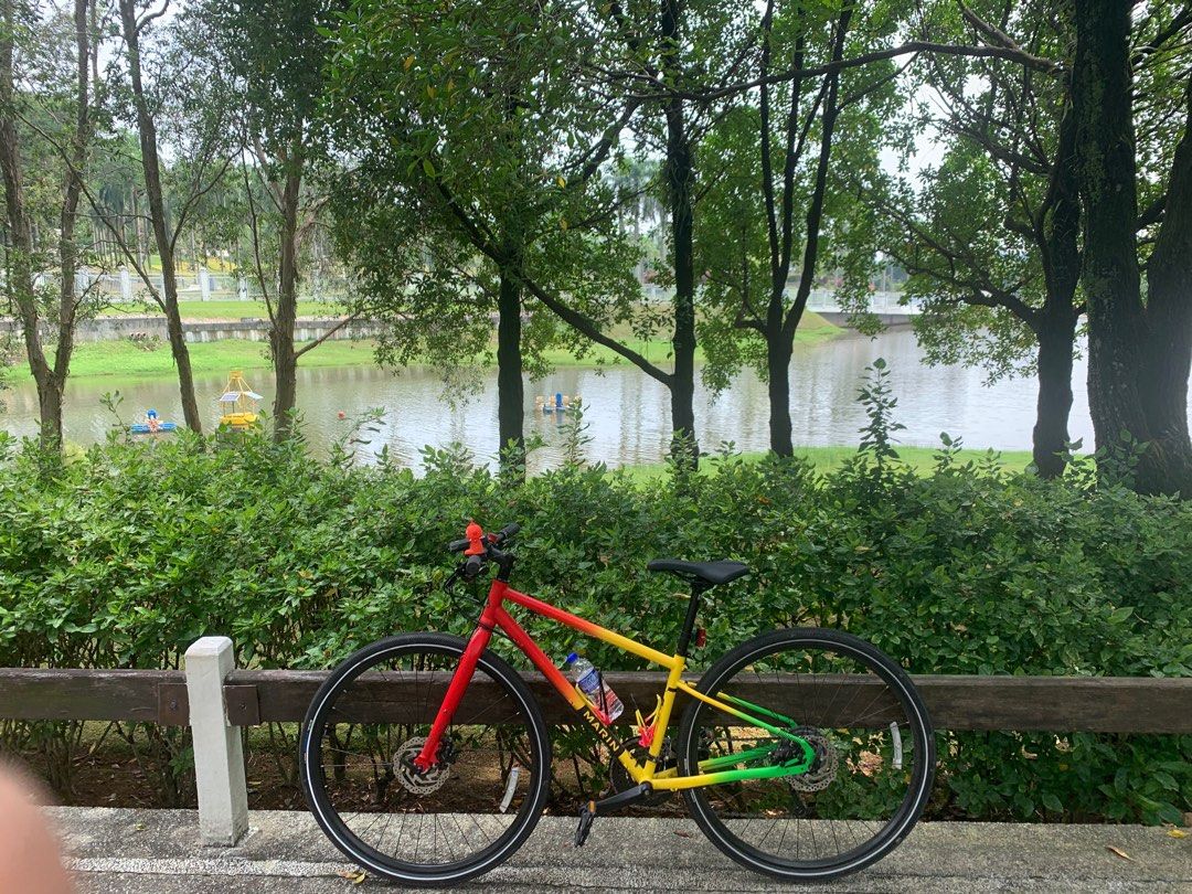 marin muirwoods hybrid bike