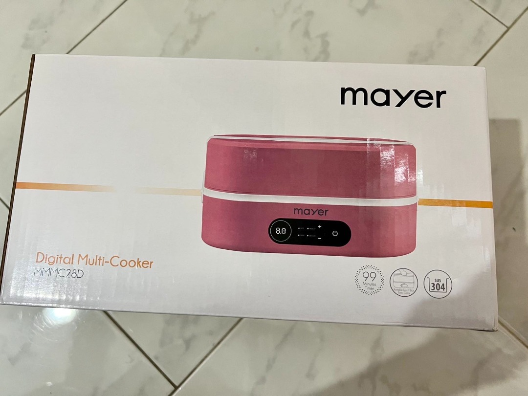 Mayer MultiCooker Digital Pink MMMC28D, TV & Home Appliances