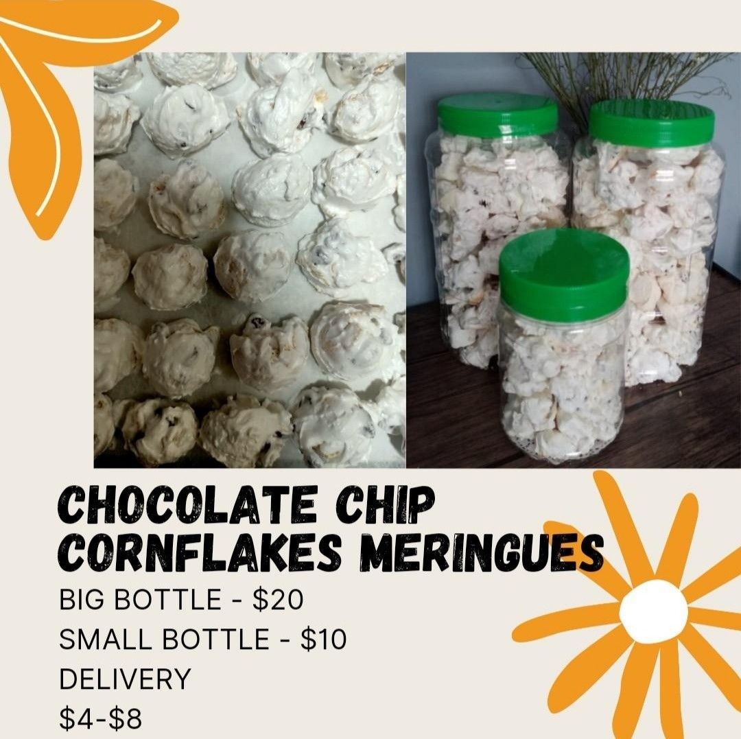 MERINGUES CHOCOLATE CHIP + CORNFLAKES, Food & Drinks, Homemade Bakes on