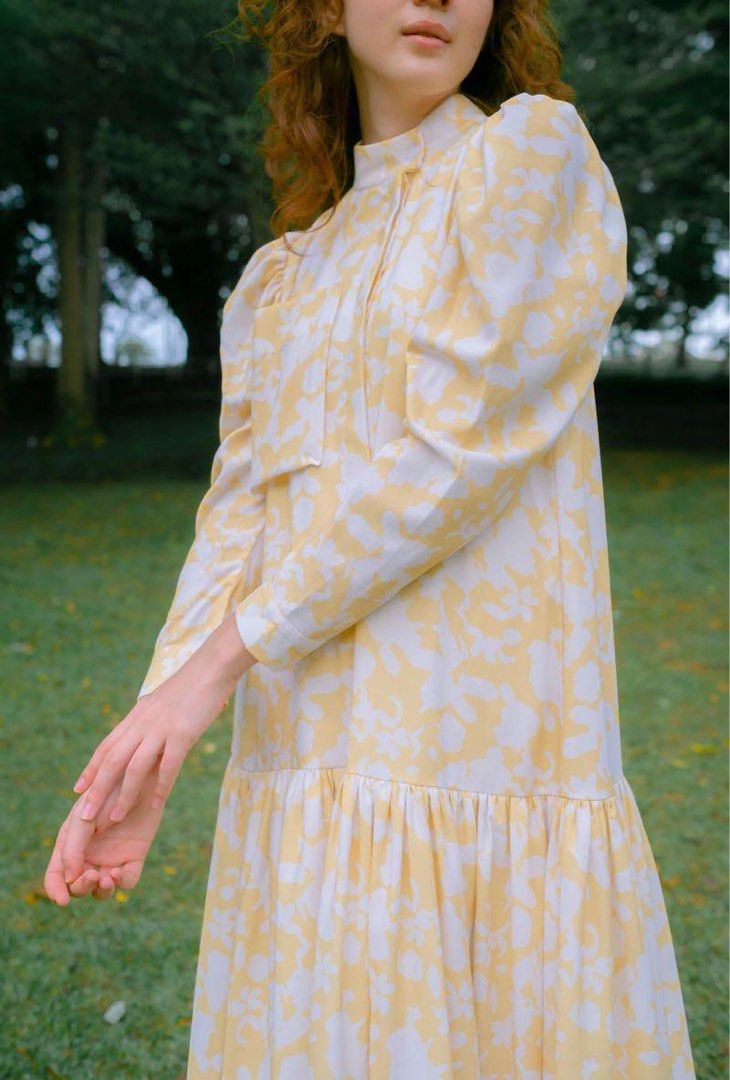 Daffodil yellow dress clearance