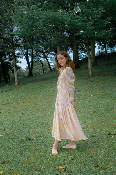 Daffodil yellow dress store
