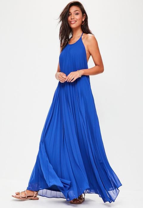 Missguided pleated maxi dress sales