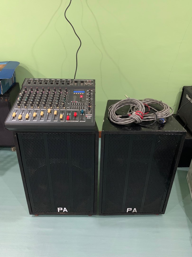 Mixer & Speaker PA System, Audio, Soundbars, Speakers & Amplifiers on