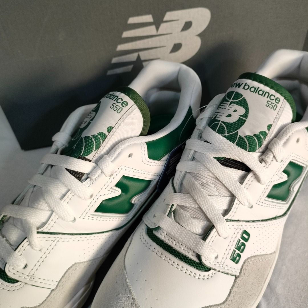newbalance 550 white green