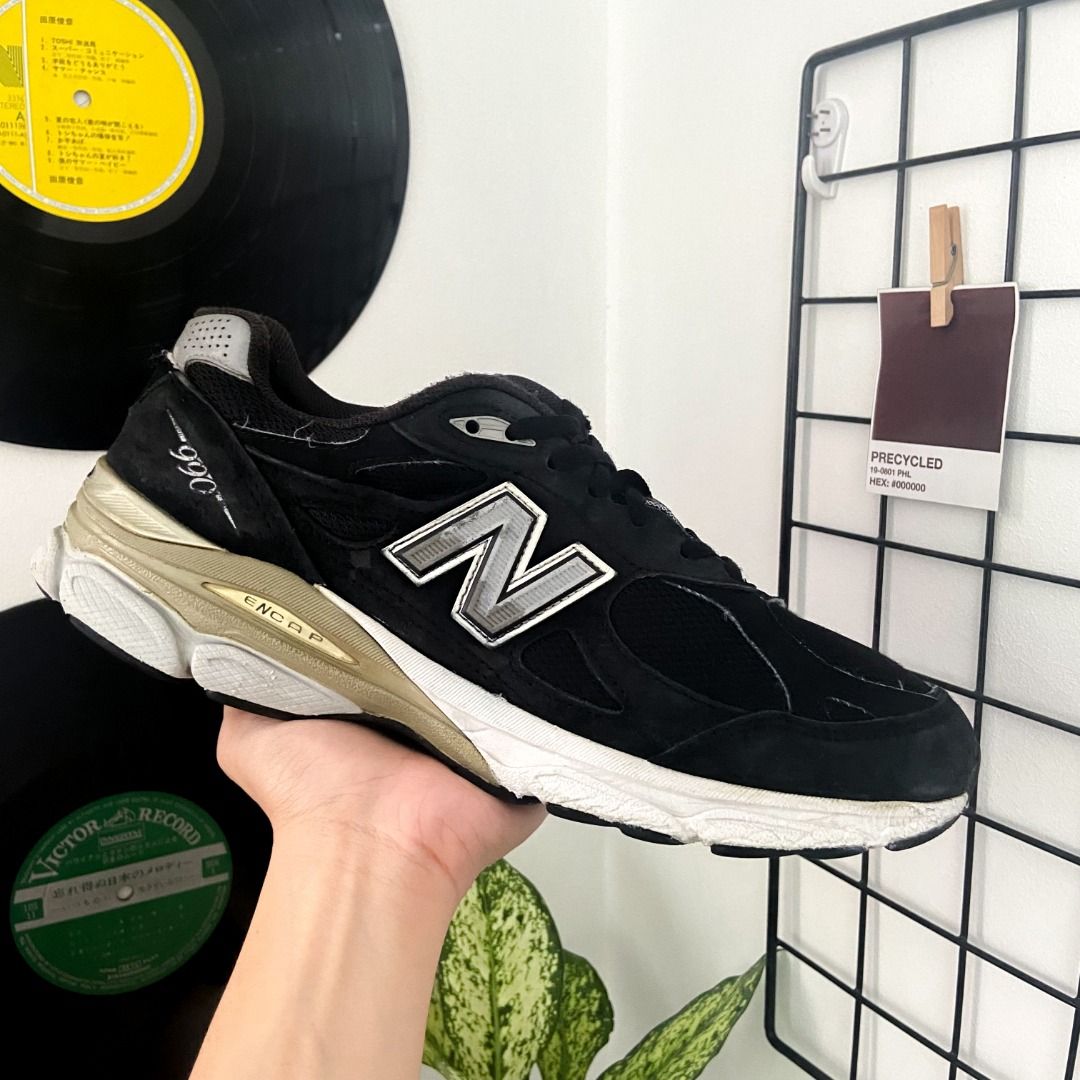 USED】NEWBALANCE 990V3 BLACK 26.5cm-