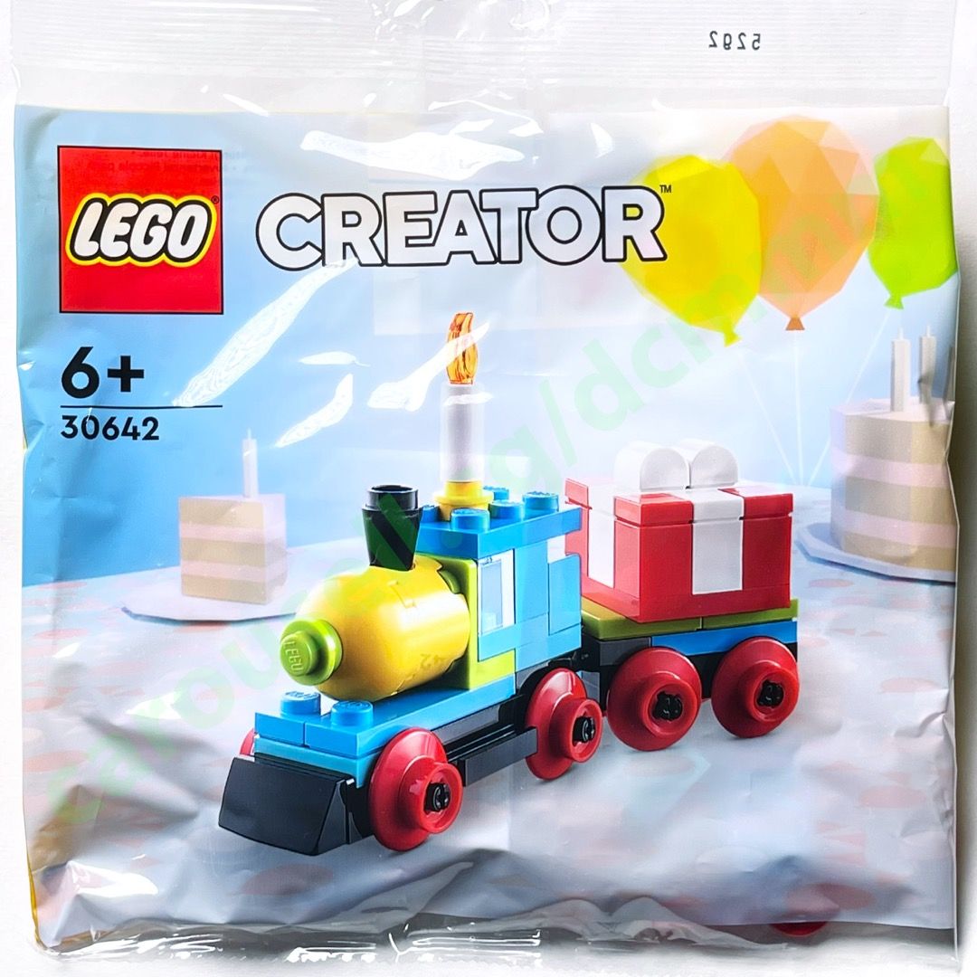New Sealed LEGO Creator 30642 Birthday Train Polybag Choo Choo Candle Poly Bag