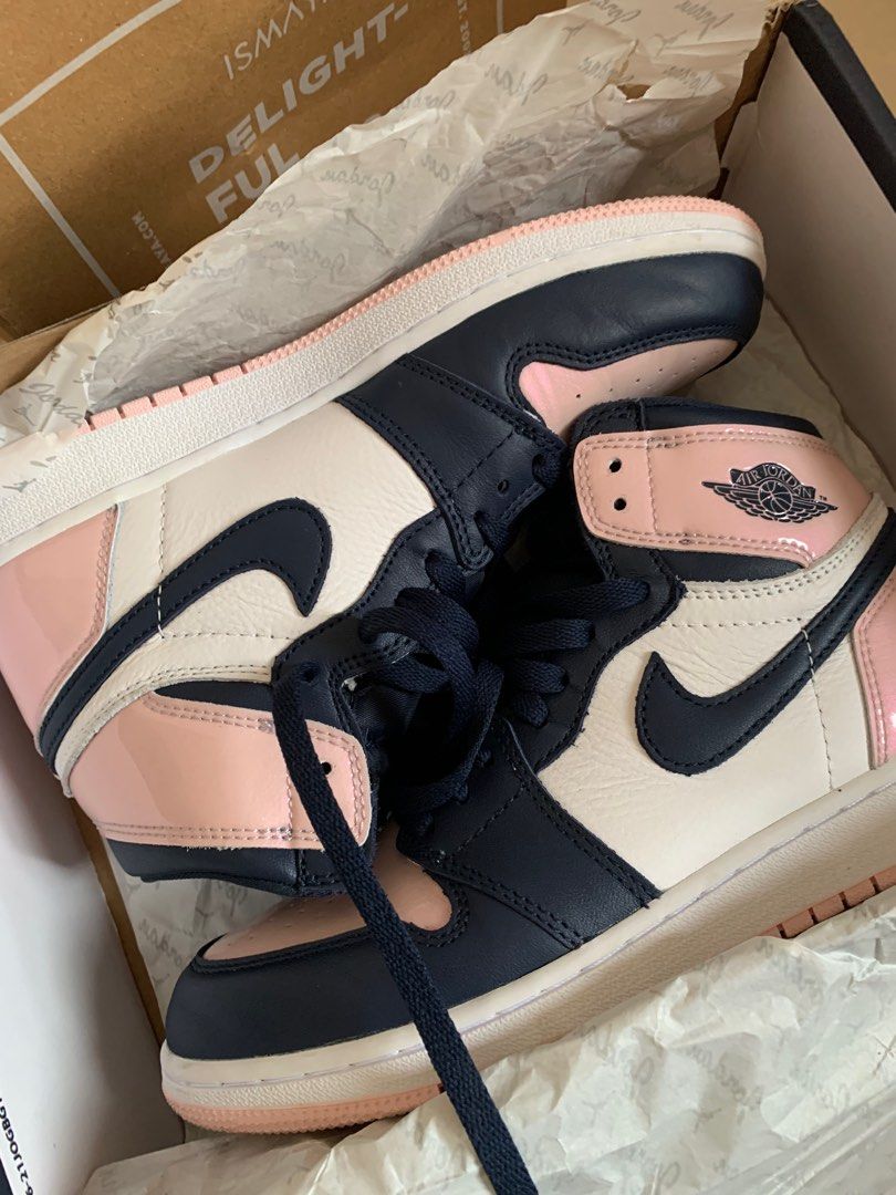 Nike air jordan 1 high rosse clearance