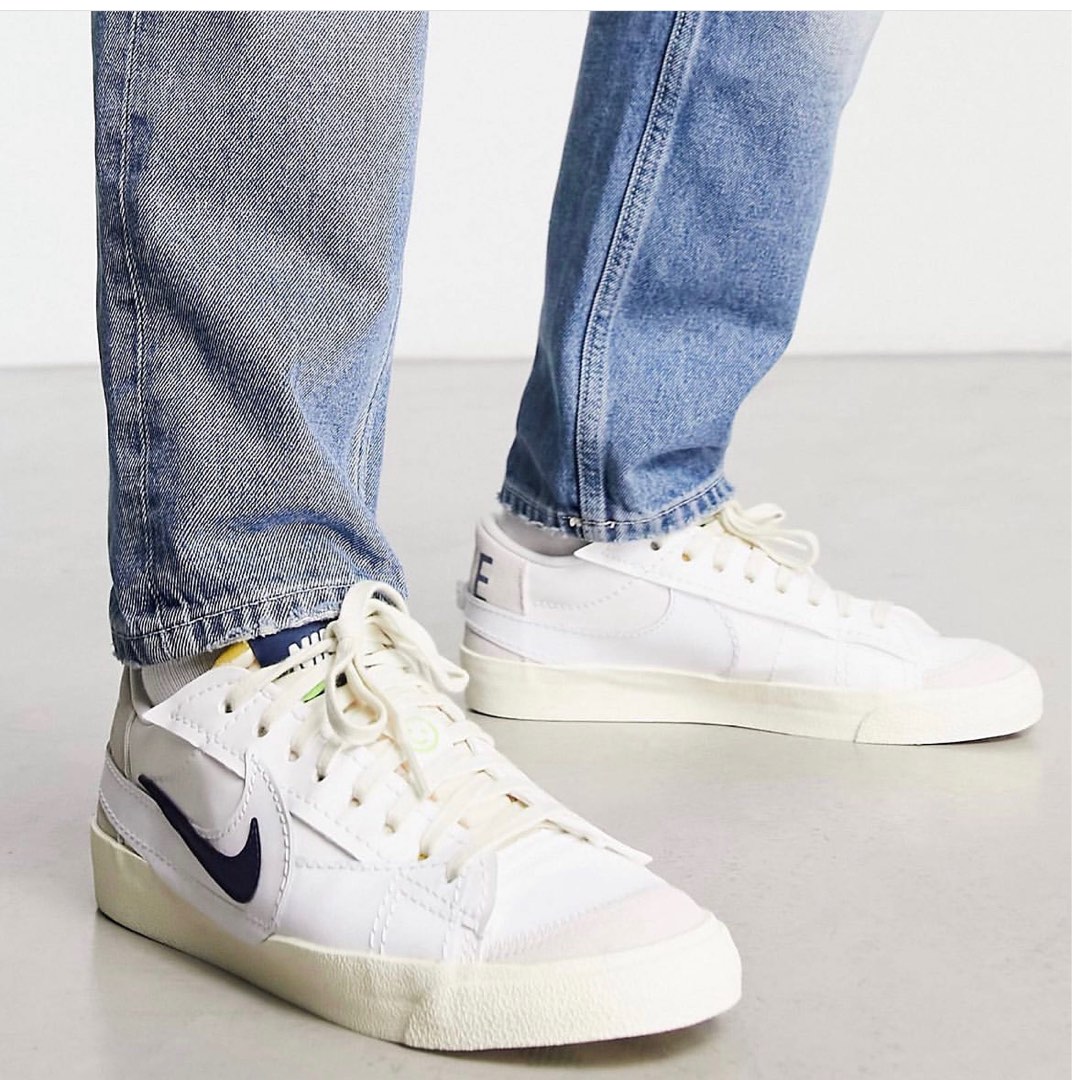 Nike Blazer Low 77 Jumbo SE Summit White Midnight Navy Men s