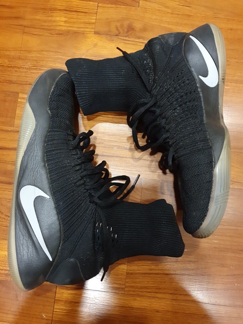 Nike flyknit hyperdunk 2016 FK triple black 籃球鞋843390-003, 他的