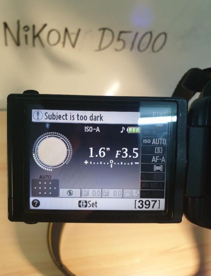 Nikon D5100 Camera ONE SET + LENS, Photography, Cameras on Carousell