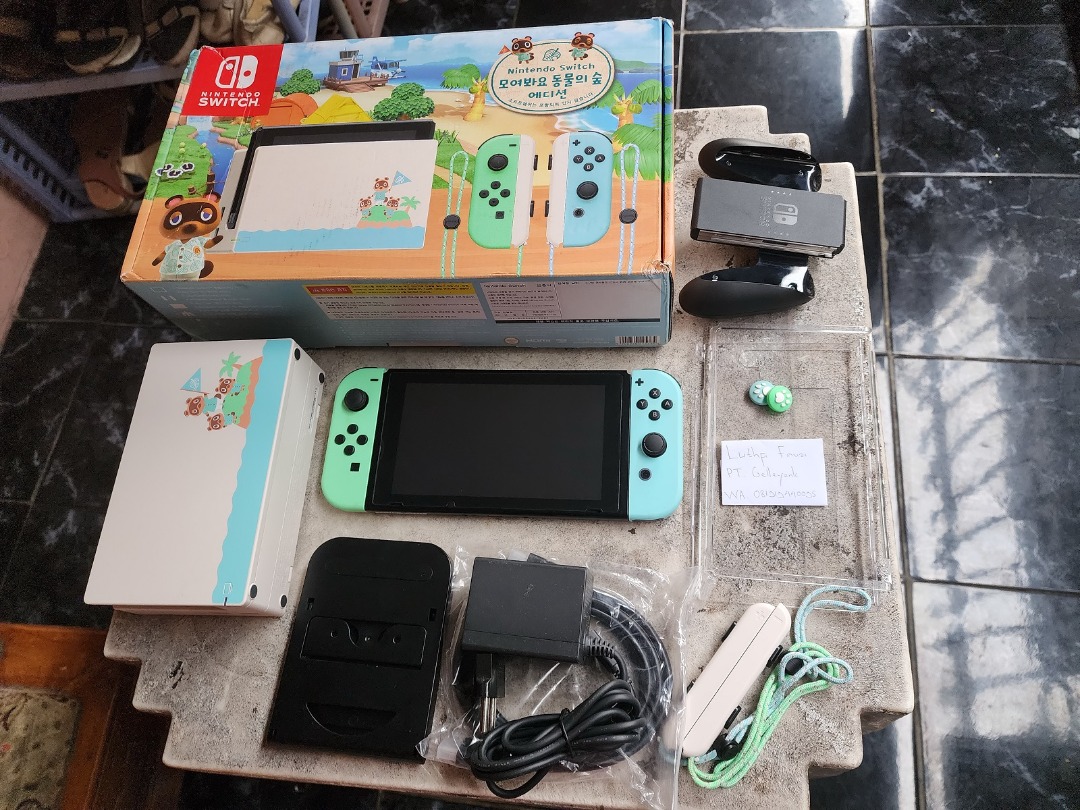 Nintendo Switch v2 Animal Crossing ACNH Limited Edition Fullset 09