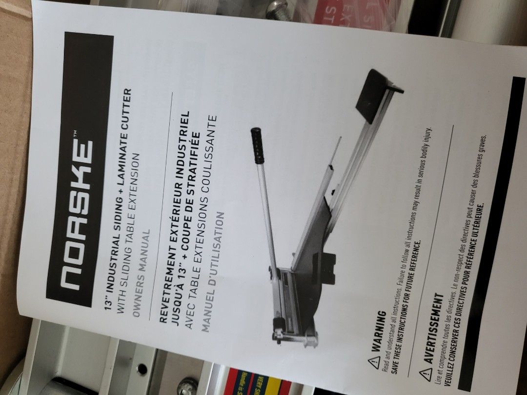 Norske Tools NMAP004 13 inch Laminate Flooring & Siding Cutter with