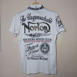 NORTON England kaos kerah