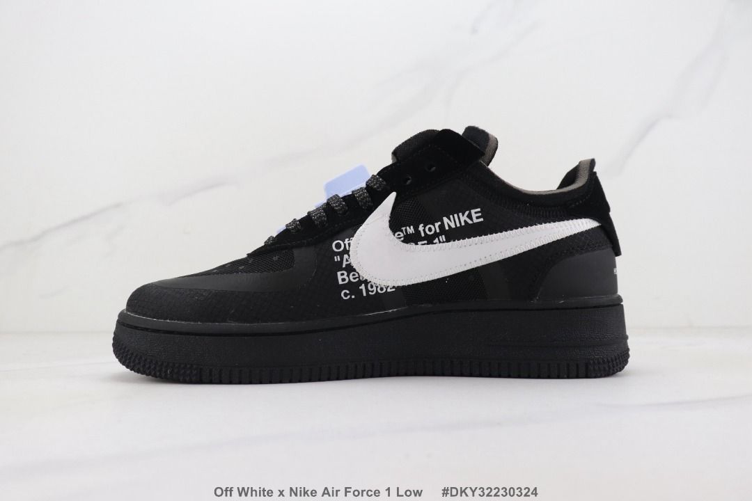 Nike air force 1 clearance low black off white