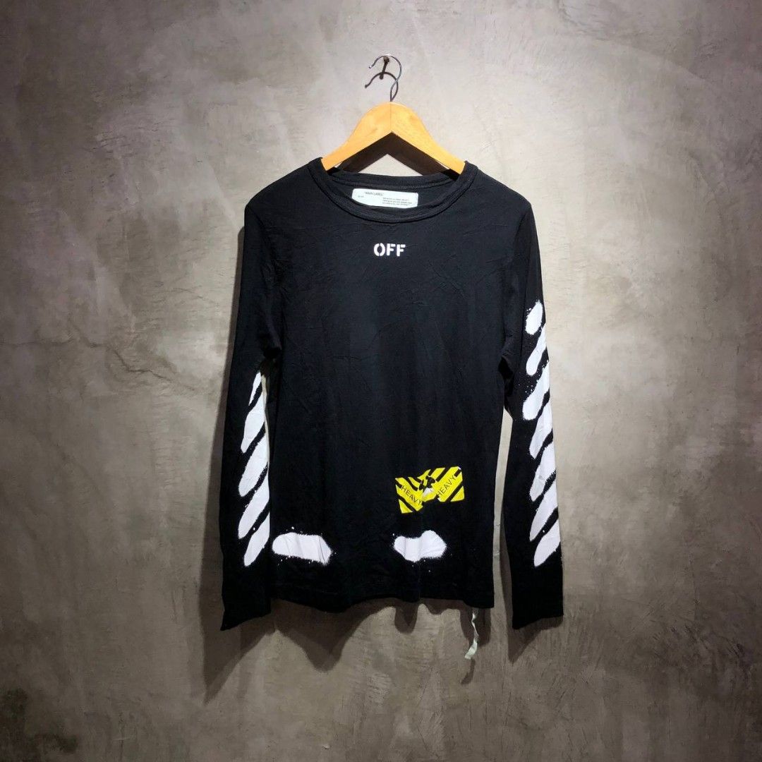 Off white spray shop long sleeve