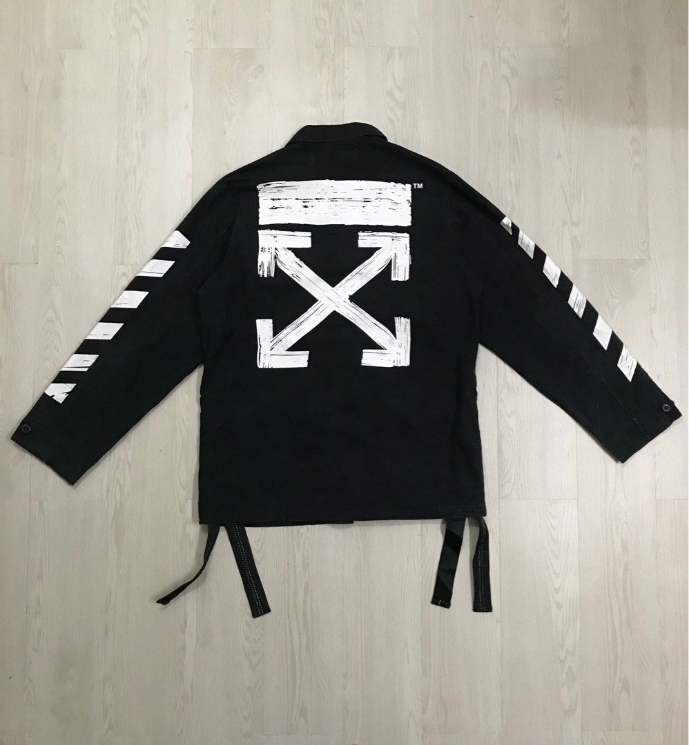 Off White Field Jacket Virgil Abloh Men s Fashion Coats Jackets