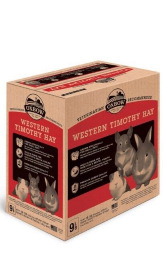 Oxbow western timothy hay 9lbs, Pet Supplies, Pet Food on Carousell