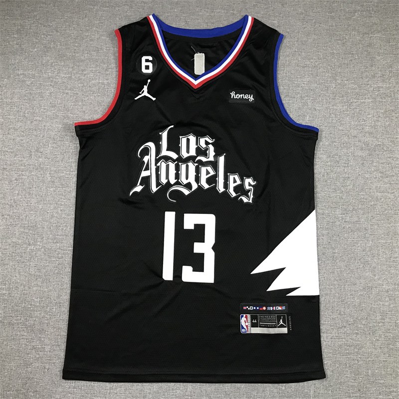 Paul George La Clippers Jordan Brand Preschool Statement Edition Name & Number T-Shirt - Black