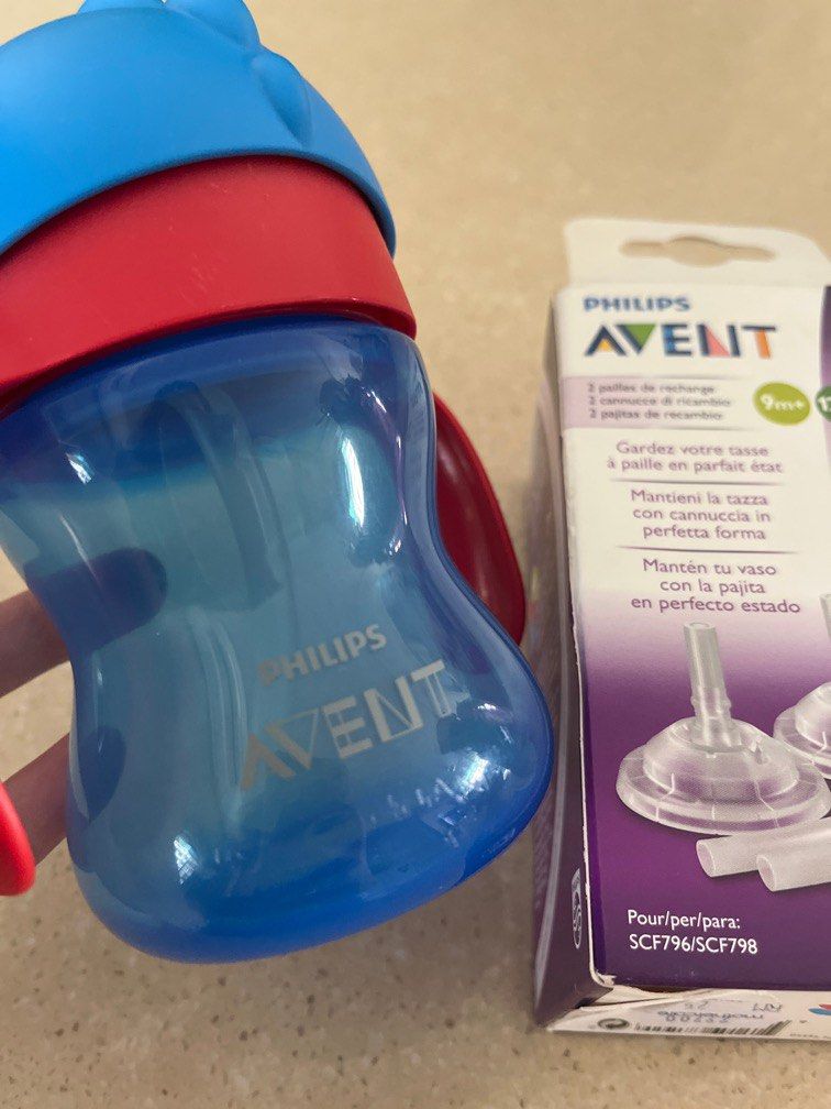 Philips Avent Sippy Cup and Replacement Straws, Babies & Kids, Nursing & Feeding, Weaning